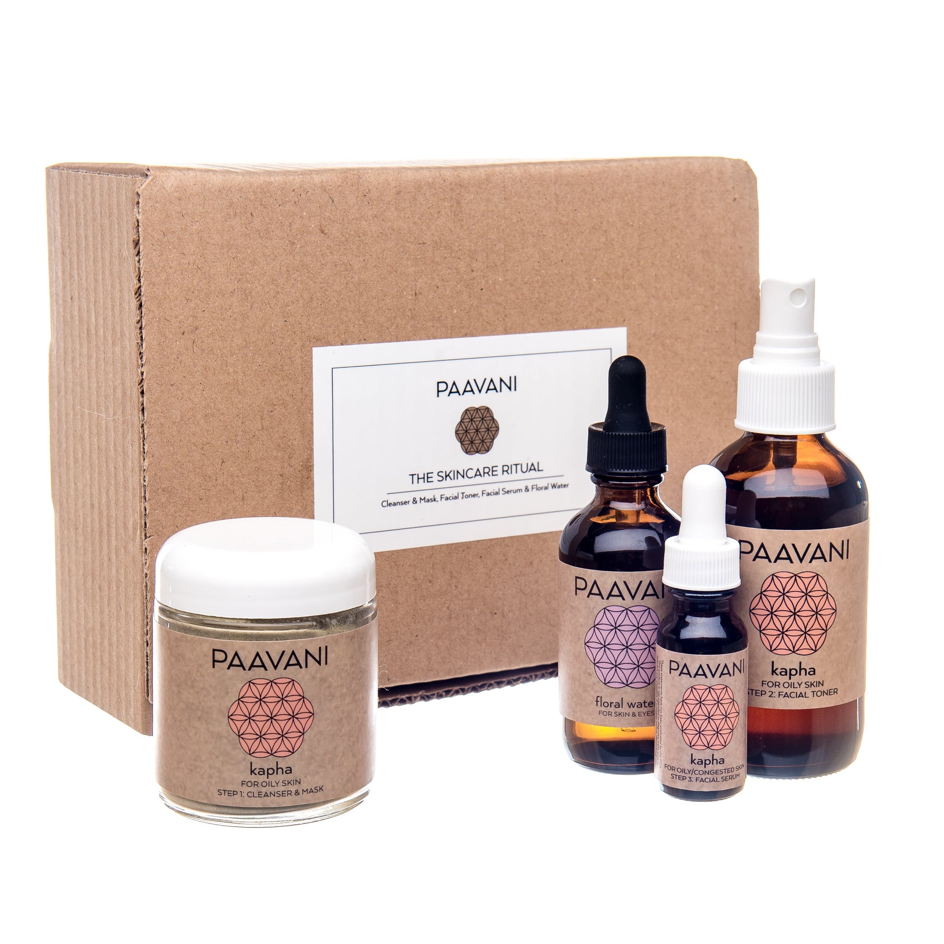 Kapha Skincare Ritual | Ayurvedic Set for Oily & Congested Skin-1