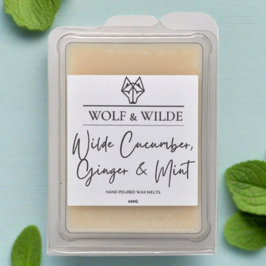 Cucumber, Ginger & Mint Soy Wax Melts 100g-0