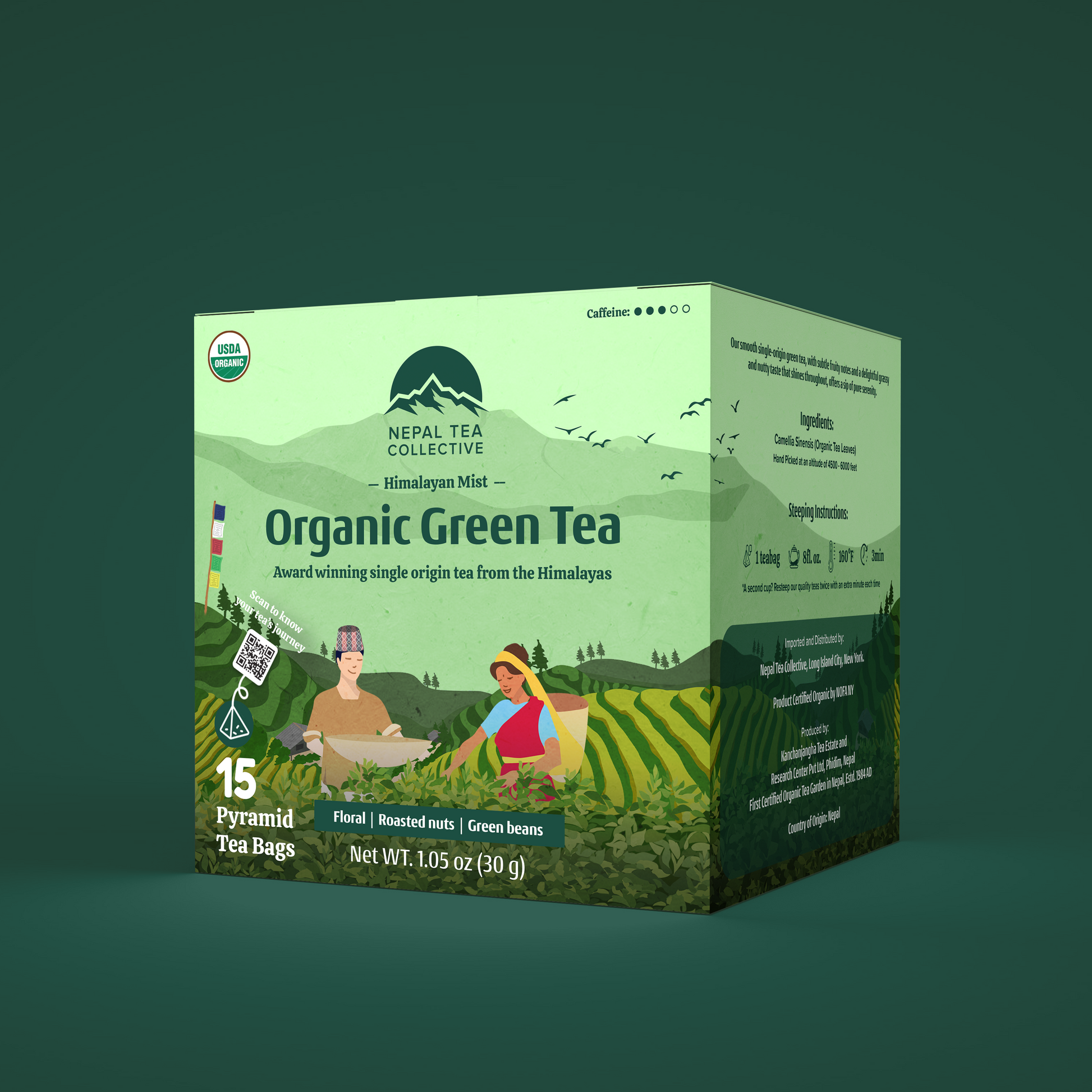 Himalayan Mist (Organic Green Tea) - Tea Bags (Set of 6)  | Wholesale-3