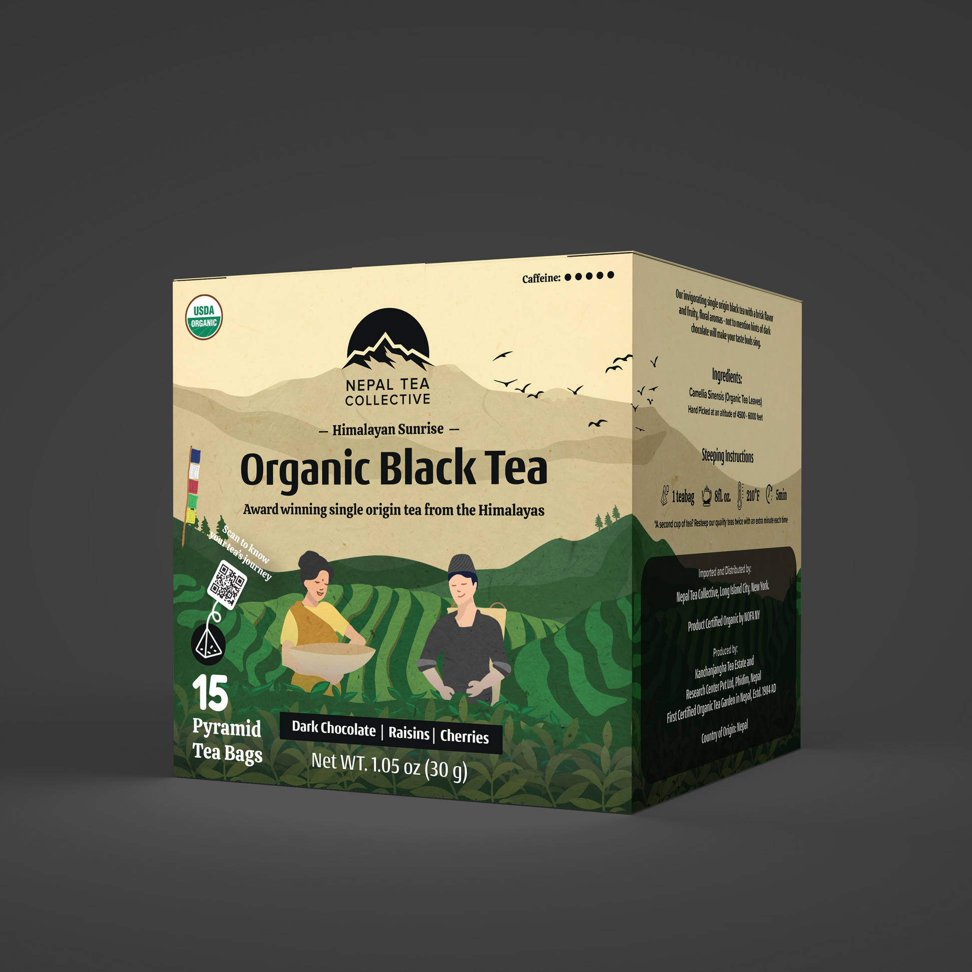Himalayan Sunrise (Organic Black Tea) - Tea Bags (Set of 6) | Wholesale-3