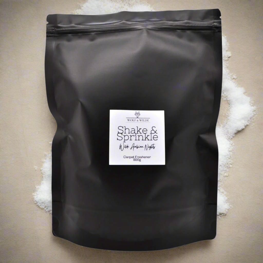 Wilde Arabian Nights Scented Shake & Sprinkle. Strong Carpet Freshener. 500g | Vegan Friendly | Cruelty Free | Handmade In UK | Highly Scented | Carpet Cleaner-0