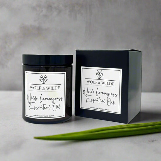 Wilde Lemongrass Essential Oil Luxury Aromatherapy Scented Candle-0